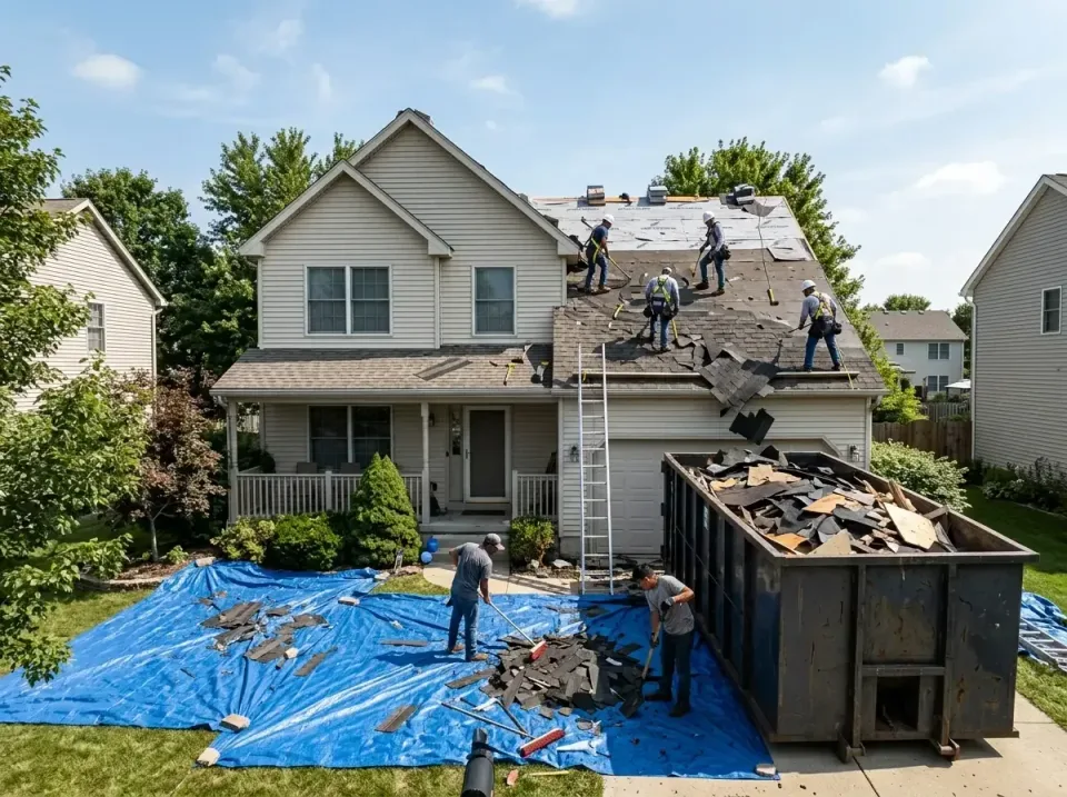 roof-replacement-debris-remova-004 — frequently asked questions, Cheapest Dumpster Rentals in Belvedere, CA